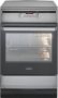 Inventum VFI6042RVS Vrijstaand inductie fornuis Elektrische oven 4 kookzones 60 cm 65 liter RVS Zwart - Thumbnail 1
