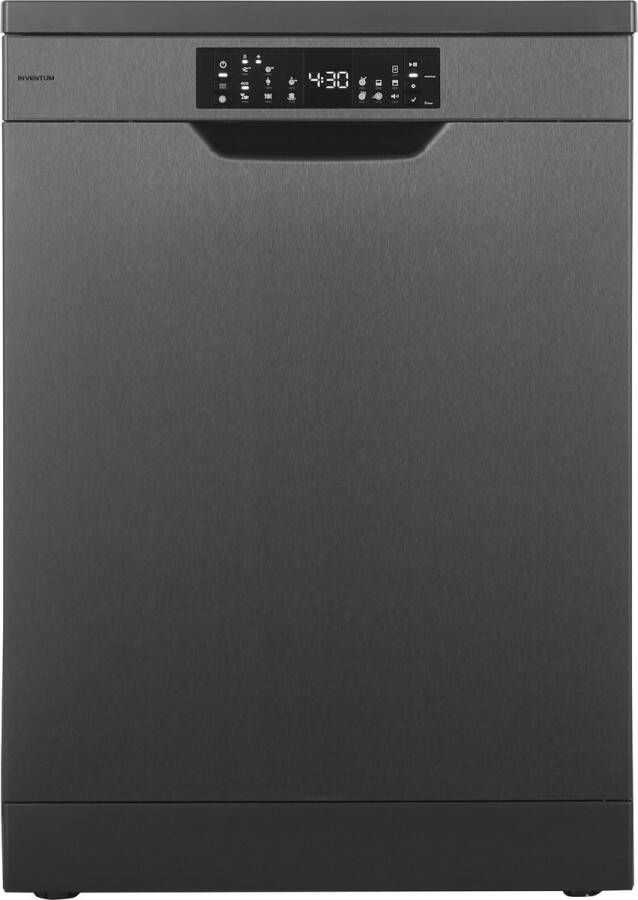 Inventum VVW6040AB Vaatwasser Vrijstaand 15 couverts 8 programma s Besteklade Bestekmandje Zwart RVS