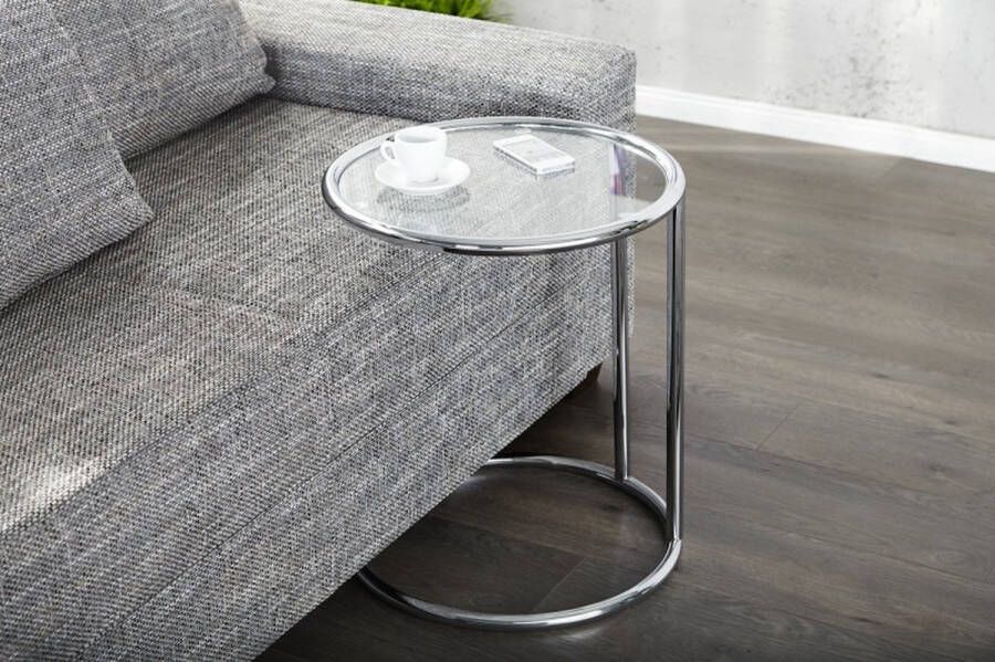 Invicta Interior Bijzettafel Art Deco Zilver 40cm 60