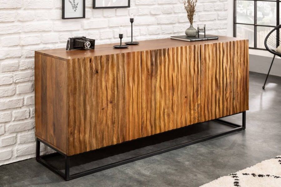 Invicta Interior Massief dressoir AMAZONAS 160 cm mangohout naturel frontdesign 40050