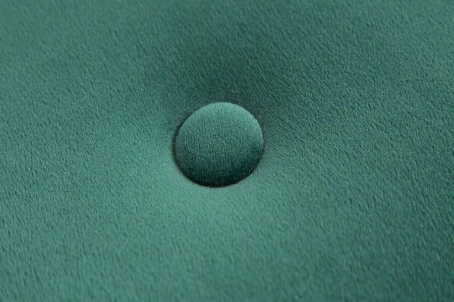 Invicta Interior Elegante kruk MR. LOUNGER smaragdgroen fluweel met chroom frame 39514