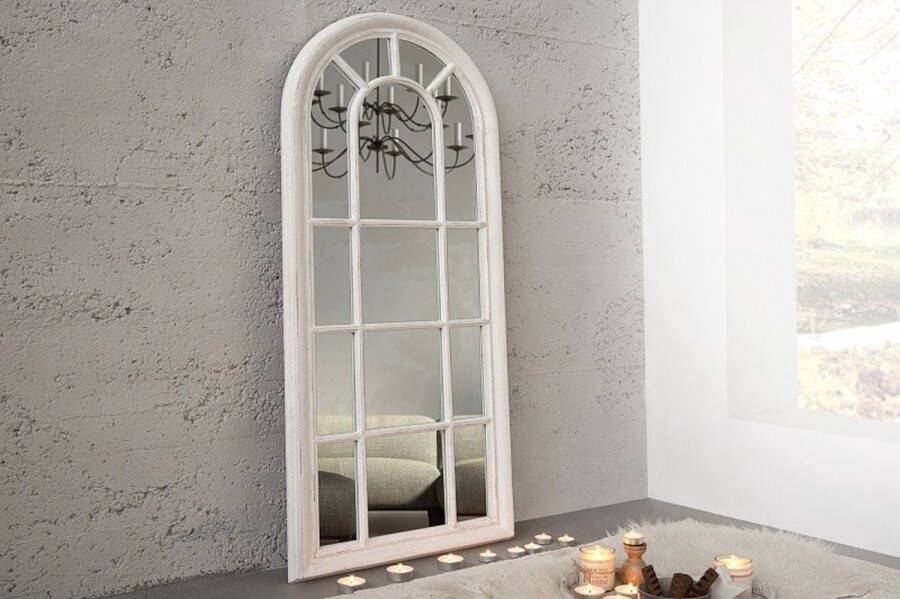 Invicta Interior Vintage wandspiegel CASTILLO 140cm creme in shabby chic design 36881
