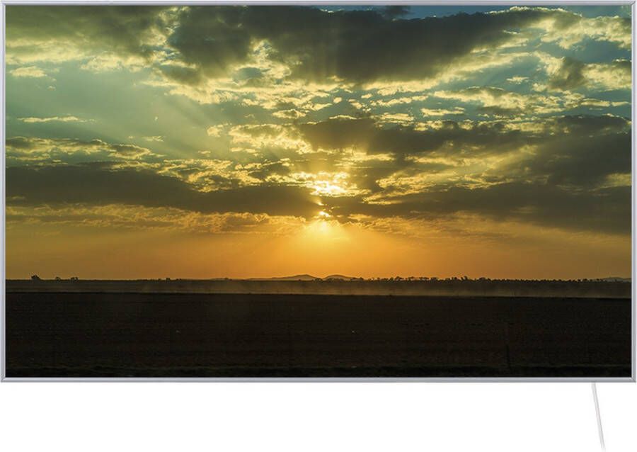 Invroheat infrarood verwarmingspaneel Sunset in South Africa 800Watt 91.5x61cm Een paneel is duurzaam zeer energie efficiënt en warmt snel op afbeelding verwisselbaar