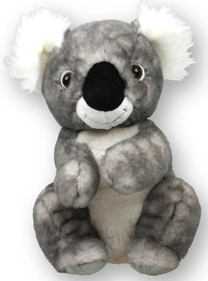 Imware Inware pluche koala beer knuffeldier grijs zittend 22 cm Knuffel boederijdieren