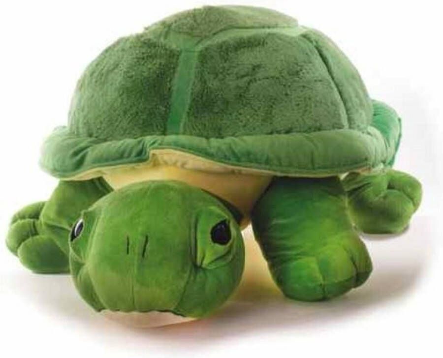 Imware Inware pluche schildpad knuffeldier groen staand 53 cm Knuffeldier