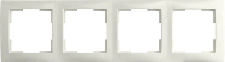 ION Industries afdekraam 4-voudig E1 alpin wit glanzend (80.302.414)