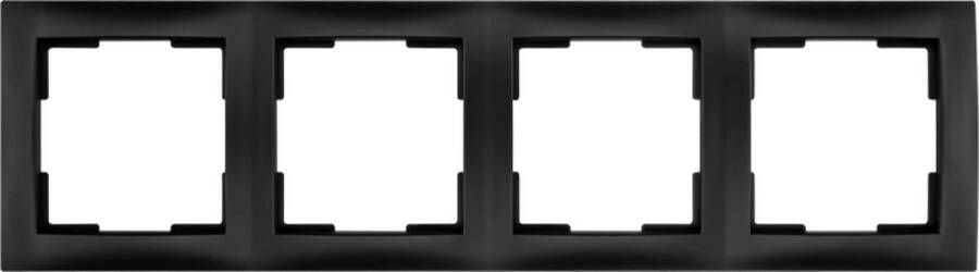 ION Industries afdekraam 4-voudig E1 mat zwart (80.302.416)