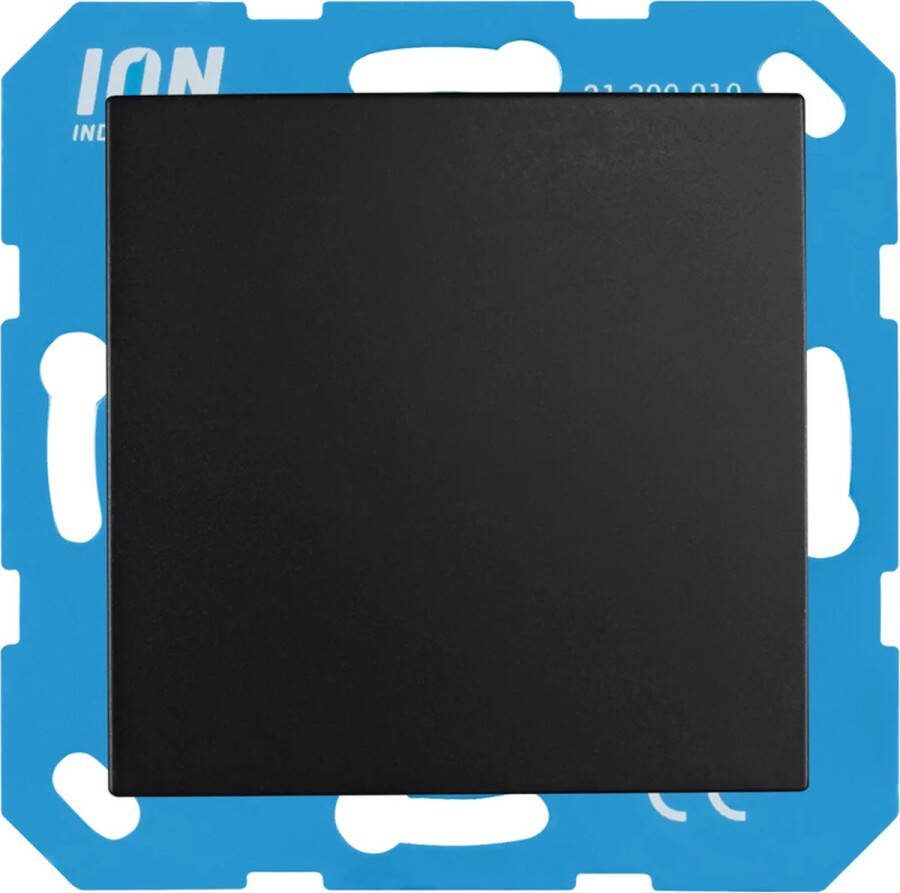 ION Industries blindplaat E1 mat zwart (21.302.016)