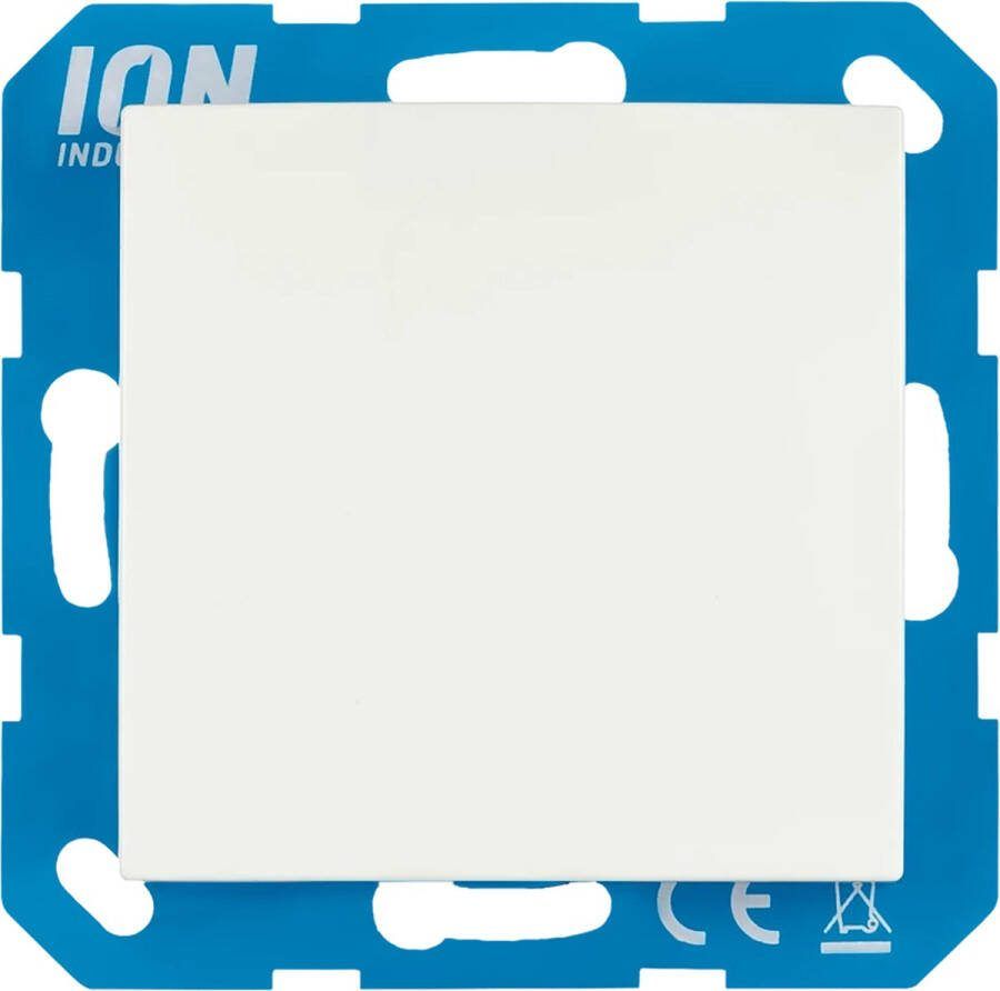 ION Industries blindplaat V1 J1 alpin wit glanzend (21.300.014)