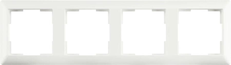 ION Industries afdekraam 4-voudig J1 alpin wit mat (80.301.415)