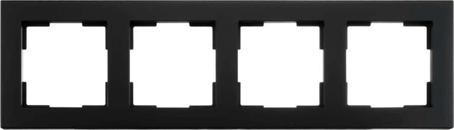 ION Industries afdekraam 4-voudig V1 mat zwart (80.300.416)