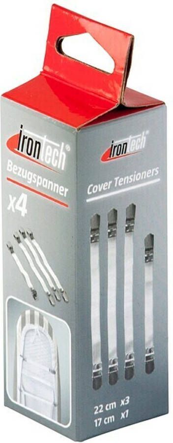 Iontech Irontech Strijkplankovertrek Spanners Set 4 Stuks