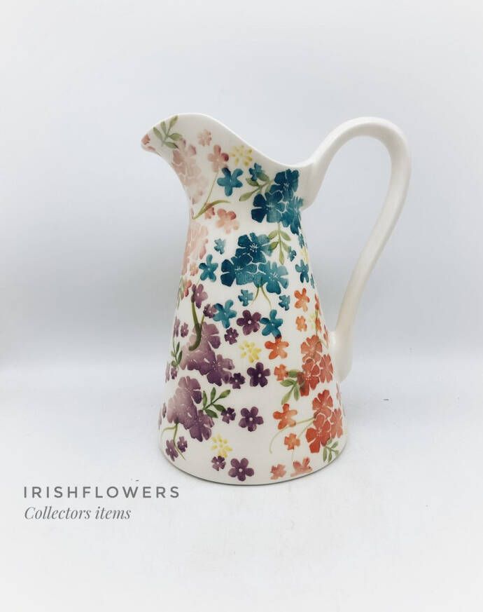 Irishflowers Schenkkan Vaas Porselein Villa Pottery Voorjaar Voorjaarsdecoratie Decoratie Waterkan Moederdag cadeautje Jardin 10