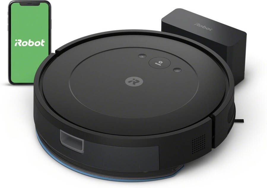 iRobot Roomba Combo Essential Robotstofzuiger met Dweilfunctie Zwart