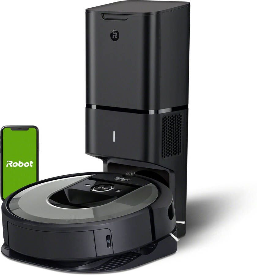 iRobot Roomba i7+ Robotstofzuiger met slimme navigatie Automatische vuilafvoer i7550