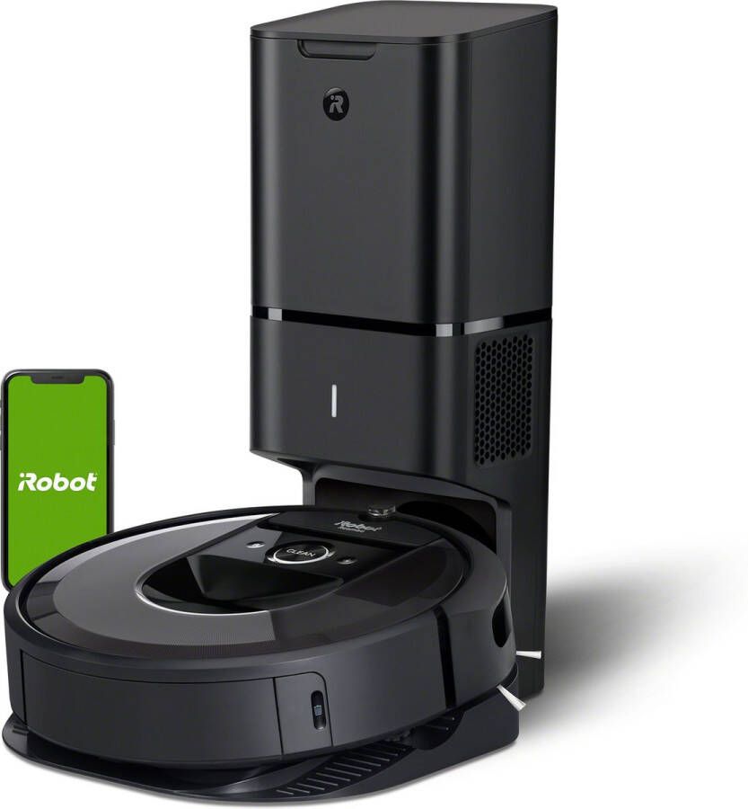 iRobot Roomba i7+ Robotstofzuiger met slimme navigatie Automatische vuilafvoer i7558