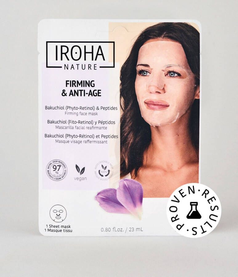 Iroha Firming & Anti-age Backuchiol & Peptides Firming Face Mask 23 Ml