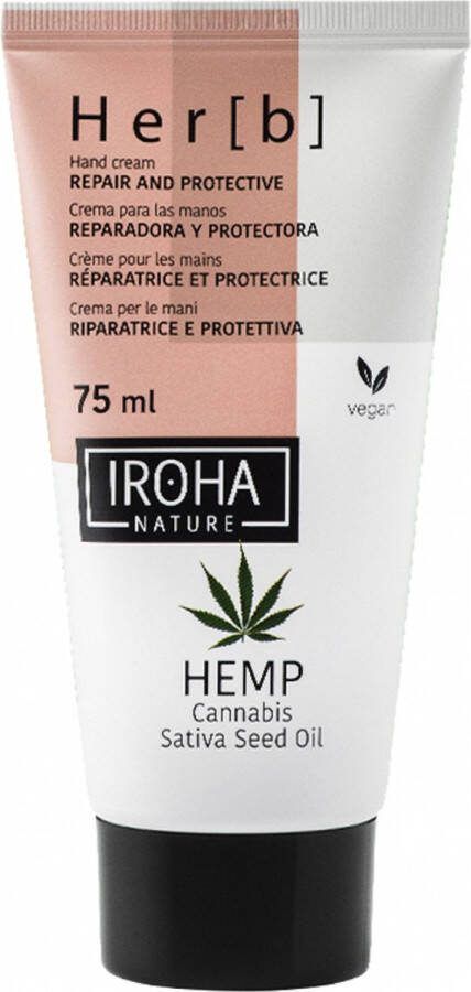 IROHA NATURE Her[b] Herstellende en Beschermende Handcrème 75 ml