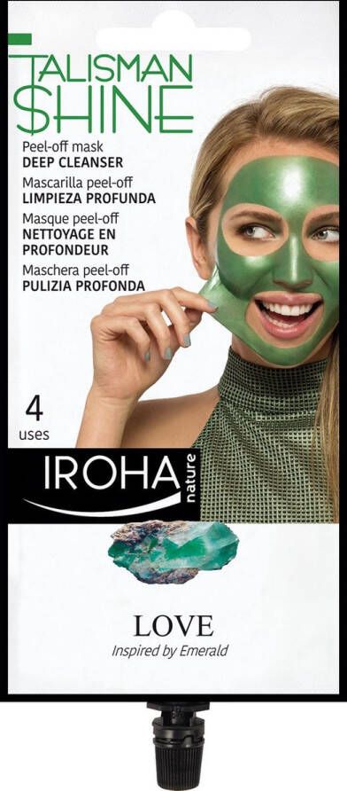 Iroha Gezichtsmasker Peel Off Green Emerald Deep Cleanser