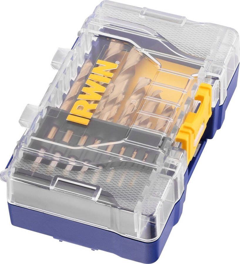 Irwin HSS Metaalboren 135° Titanium 15PCS Set: 1 5 tot 10 0mm