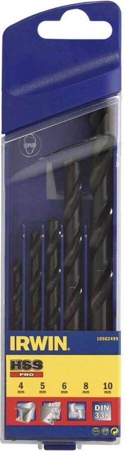Irwin HSS Pro Metaalborenset 5-delig