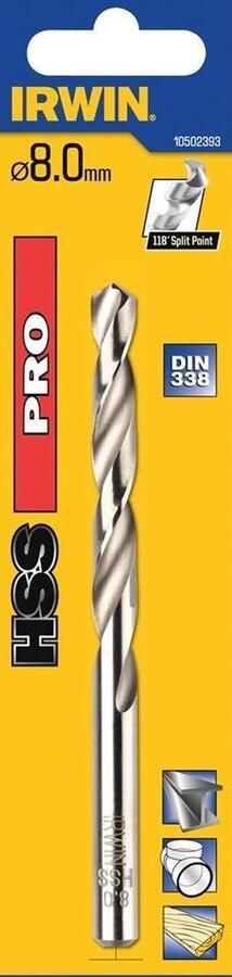 Irwin 10502396 HSS Pro Spiraalboor 9 5 x 125mm