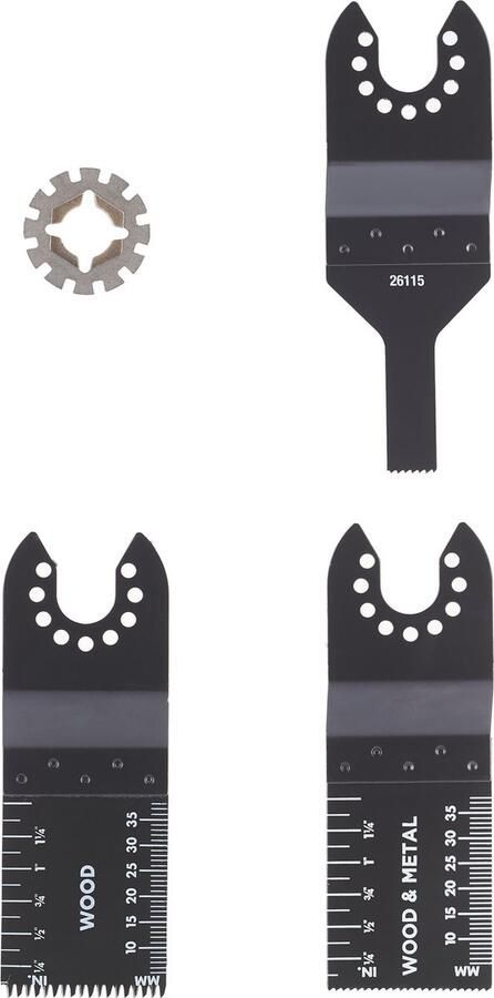 Irwin Set Segmentzaagbladen 3PCS voor oscillerende multitools (universeel)