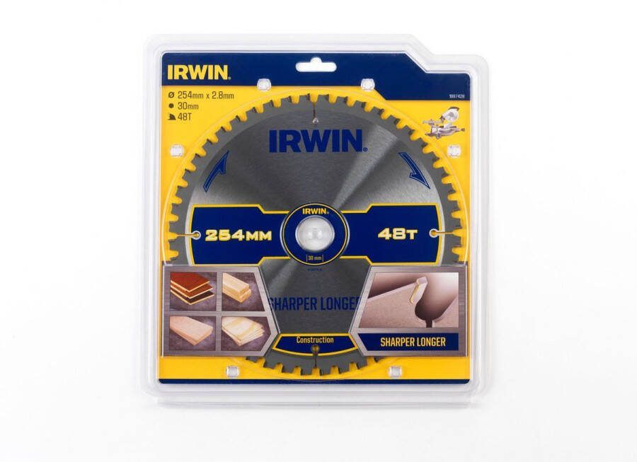 Irwin zaagblad afkortzaag 254x30mm 48t