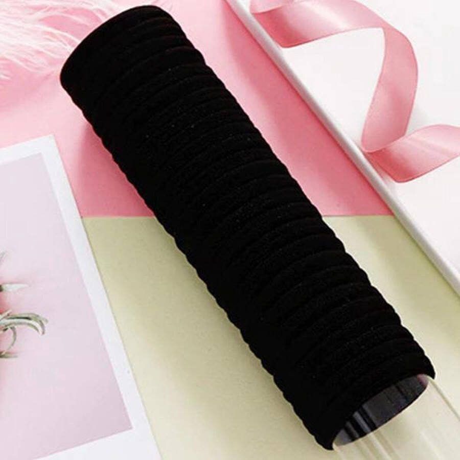 Isa's Haarelastiekjes 20 stuks Zwart Haaraccessoires Meisje Baby Elastiekjes GRATIS Verzending