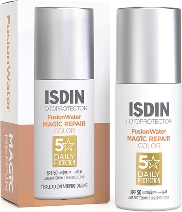 Isdin Foto Ultra Dagcrème Fusion Water Magic Repair Color SPF50 50ml