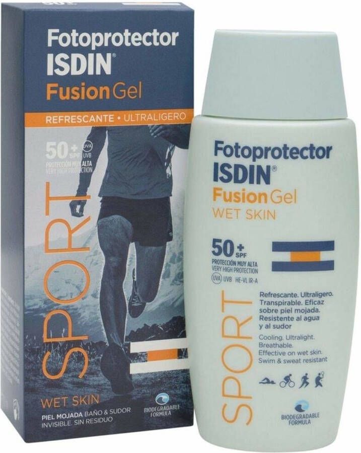 Isdin Zonnebrand Gel Fotoprotector Fusion Gel Sport Licht en handig (100 ml)