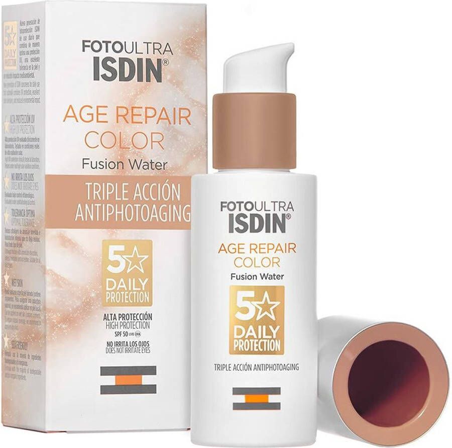 Isdin Zonnebrandcrème met Kleur FotoUltra Herstellende Fluid SPF 50 (50 ml)