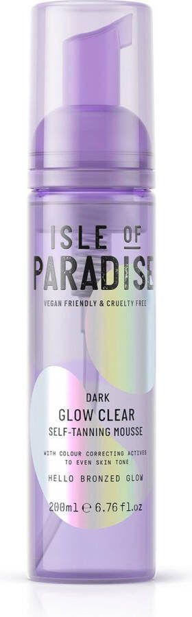 Isle of Paradise Dark Glow Clear Self Tanning Mousse 200 ml