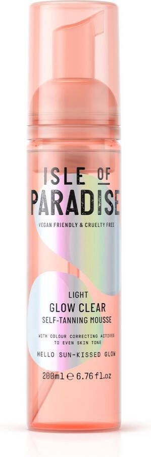 Isle of Paradise Light Glow Clear Self Tanning Mousse 200 ml