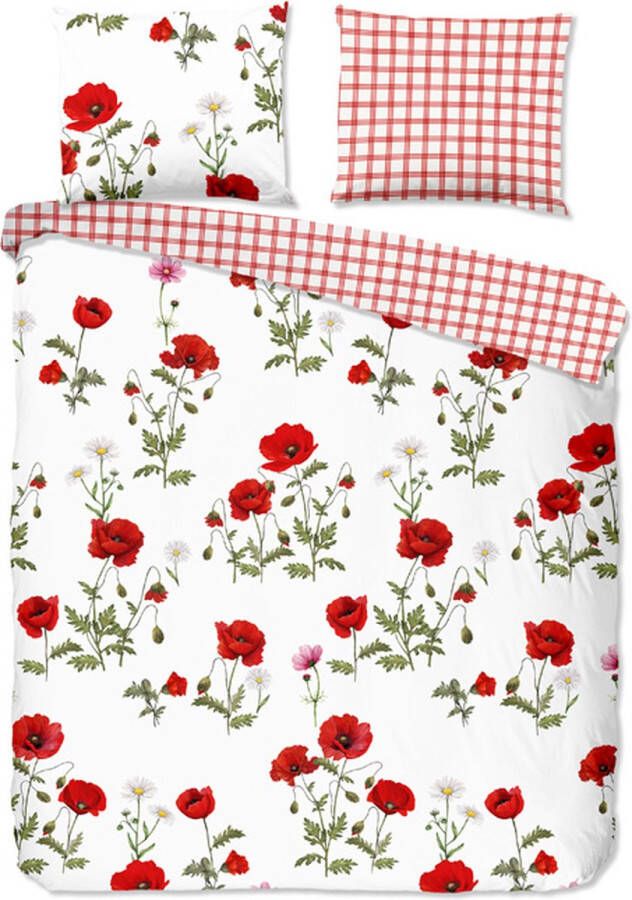 ISleep Poppy Dekbedovertrek (30315) Katoen Lits-jumeaux 240x200 220 cm Wit