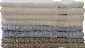 ISleep Terry Gastendoek 30x50 cm Licht Blauw 6 stuks