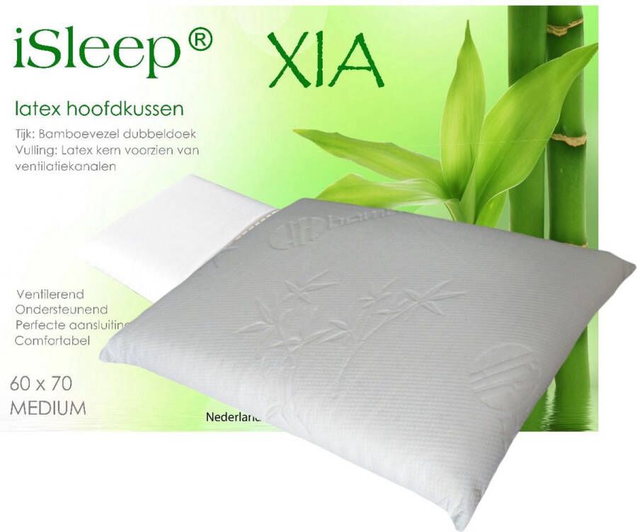 ISleep Xia Hoofdkussen Latex Kussen Bamboe Tijk 60x70 cm