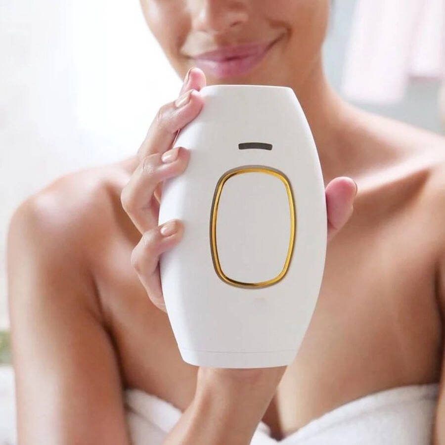 IStag Laser Ontharingsapparaat IPL Ontharing Apparaat Epileerapparaat Dames Inclusief Lotion Beschermbril Scheermes & Satijnen Opberghoes
