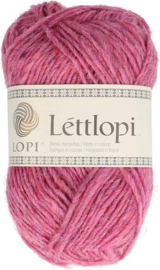 Istex IJslandse breiwol Lettlopi Pink Fuchsia Bleikur Fuchsia