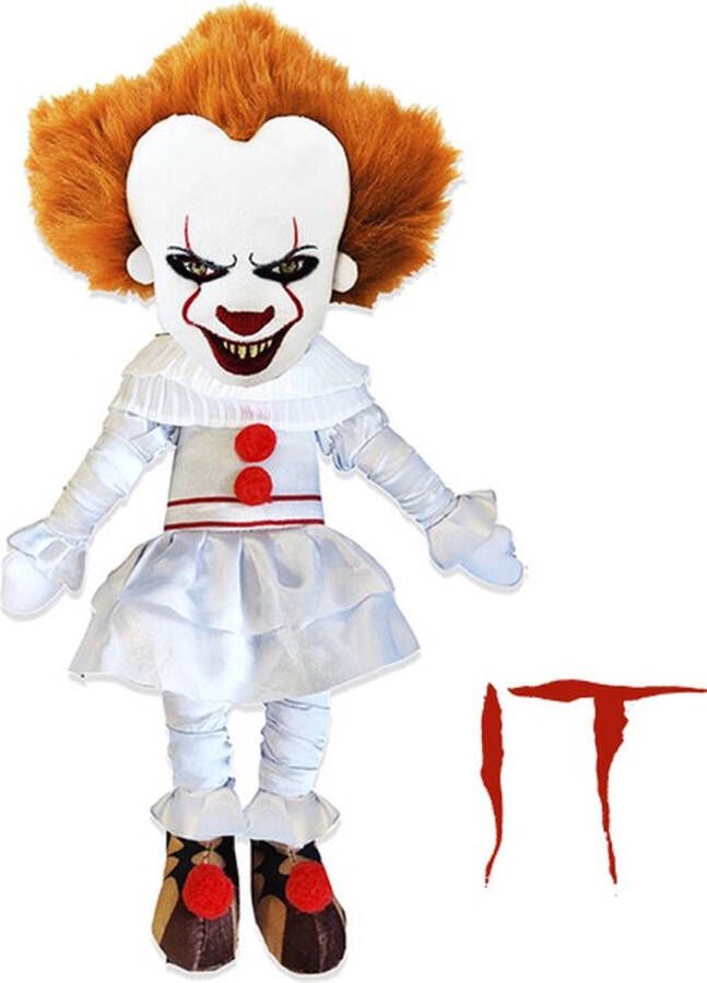 It Clown Pennywise Pluche Knuffel 34 cm {Horror Movie Plush Toy Halloween Speelgoed Knuffelpop voor kinderen jongens meisjes Penny Wise Clowns Thriller}