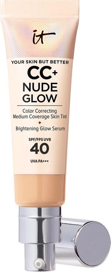 IT Cosmetics Your Skin But Better CC+ Nude Glow SPF40 Foundation Met Glow Serum Light 32ml