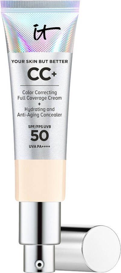 IT Cosmetics Your Skin But Better CC+ Cream SPF50 Foundation Anti-Aging & Hydraterend Fair 32ml