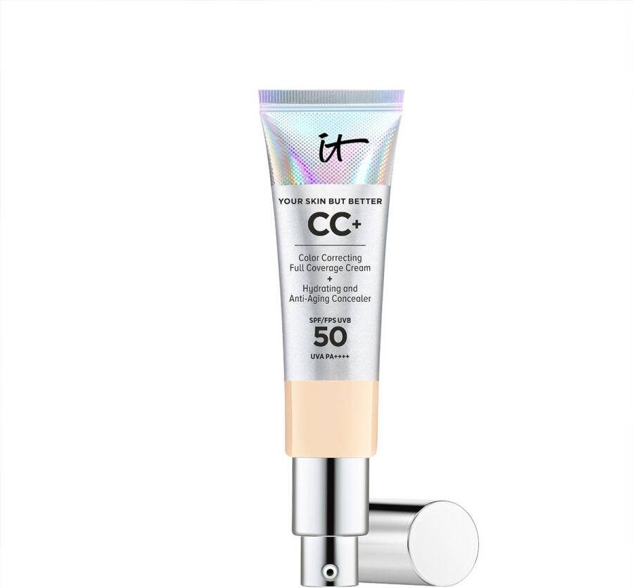 IT Cosmetics Your Skin But Better CC+ Cream SPF50 Foundation Anti-Aging & Hydraterend Light 32ml