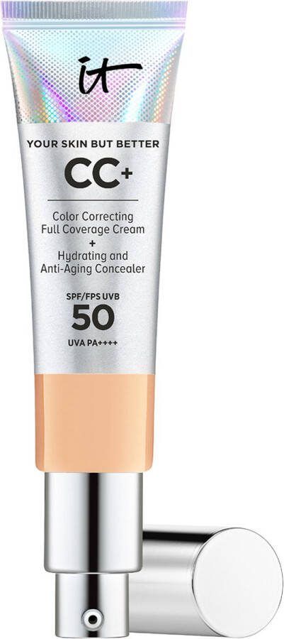 IT Cosmetics Your Skin But Better CC+ Cream SPF50 Foundation Anti-Aging & Hydraterend Neutral Medium 32ml