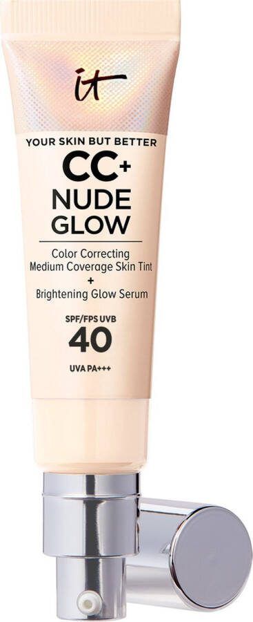 IT Cosmetics Your Skin But Better CC+ Nude Glow SPF40 Foundation Met Glow Serum Fair 32ml