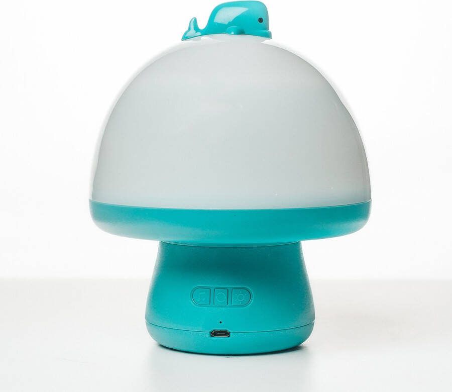 Itagala baby WHALE Projector Sterrenprojector met 8 slaapliedjes 3 kleur Nachtlamp 6x Sterrenhemel Oceaan Bedlampje Galaxy Projector Roterende kinderlamp met 6 verschillende Sterren Hemel Projectie USB Modern Green