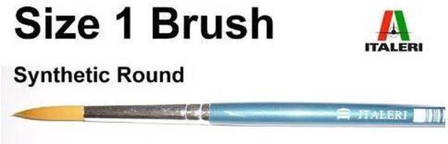 Italeri 1 Brush Synthetic Round (Ita51204) modelbouwsets hobbybouwspeelgoed voor kinderen modelverf en accessoires