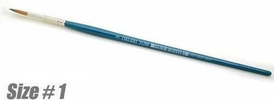 Italeri 1 Synthetic Round Brush Brown Tip (Ita51286) modelbouwsets hobbybouwspeelgoed voor kinderen modelverf en accessoires