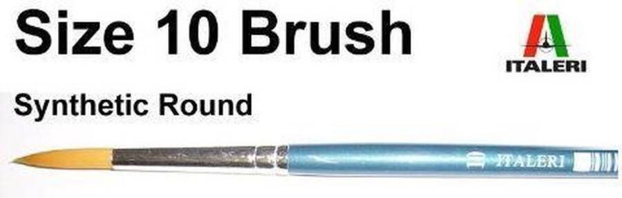 Italeri 10 Brush Synthetic Round (Ita51213) modelbouwsets hobbybouwspeelgoed voor kinderen modelverf en accessoires