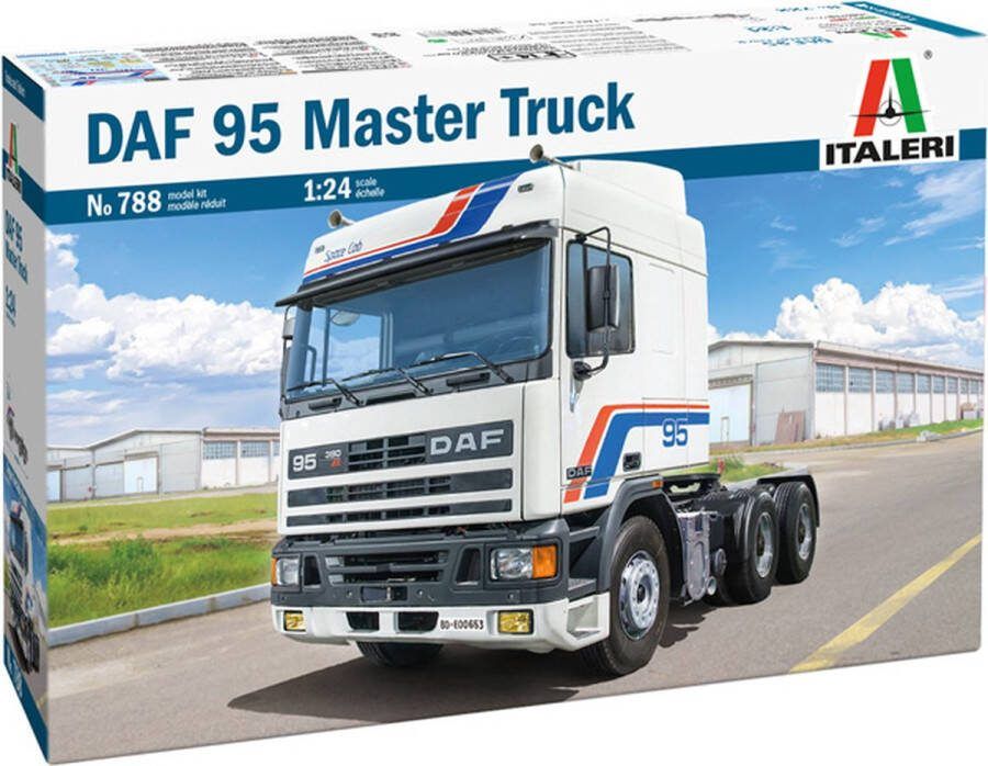 Italeri 1:24 0788 DAF 95 ATI Space Cab Master Truck 6x4 Plastic Modelbouwpakket